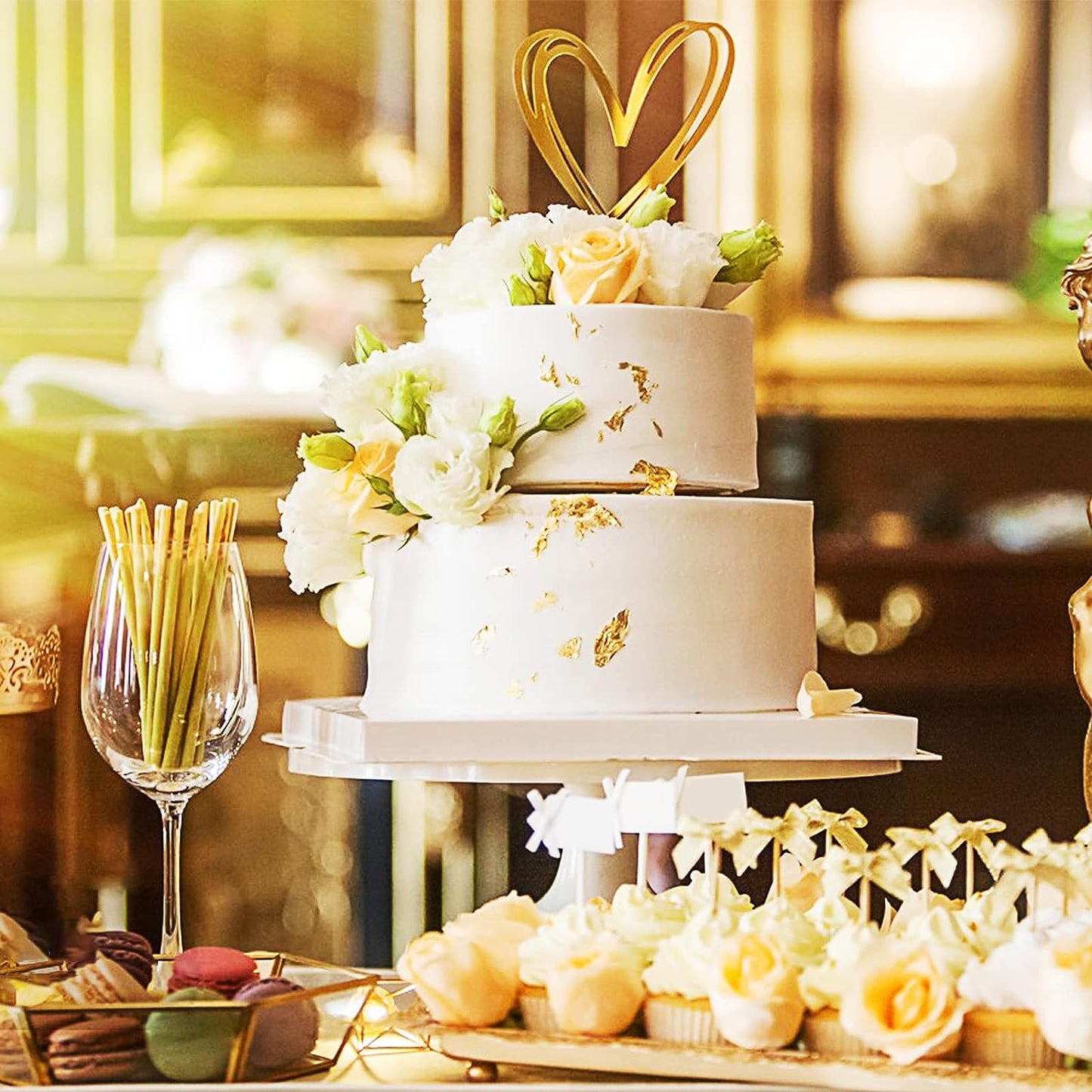 24 Karat Echte Blattgold, 10 Blatt Echte Blattgold Essbar Flocken Für Basteln, Lebensmittel, Kuchen, Backen, Torten Dekorfolie, 4,33 X 4,33 Cm