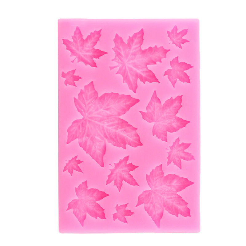 Silikonform Blätter/Ahornblätter