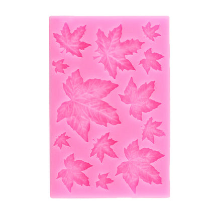 Silikonform Blätter/Ahornblätter