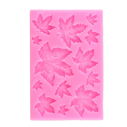 Silikonform Blätter/Ahornblätter