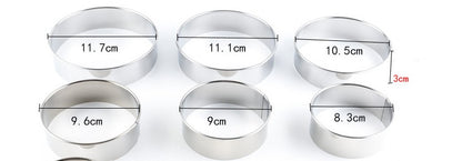 Ausstechformen mit Aufbewahrungsbox, Ringe