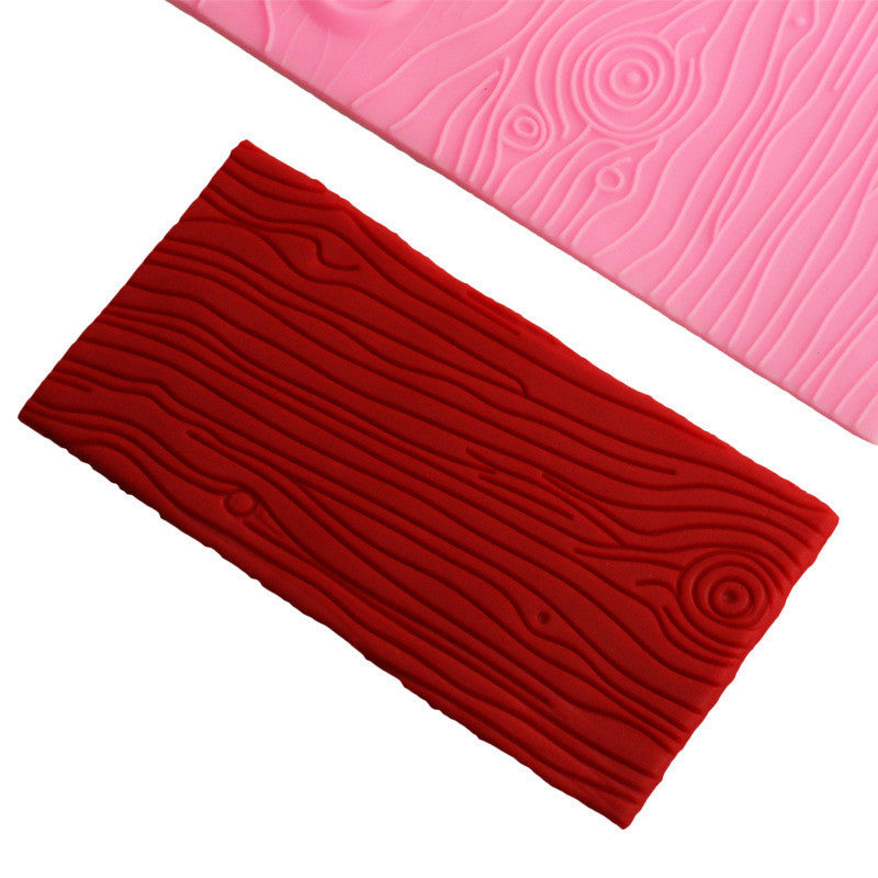 Silikon Prägematte Holzoptik