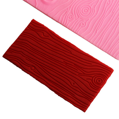 Silikon Prägematte Holzoptik