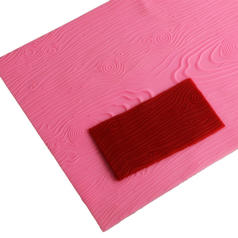 Silikon Prägematte Holzoptik