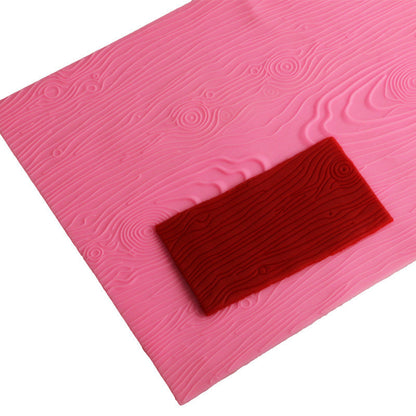 Silikon Prägematte Holzoptik