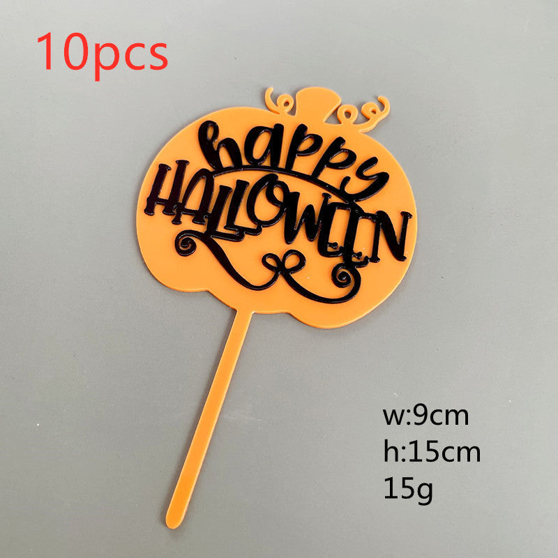 Halloween Cake Topper, Acryl