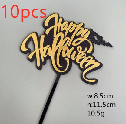 Halloween Cake Topper, Acryl