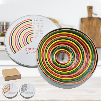 Ausstechformen mit Aufbewahrungsbox, Ringe