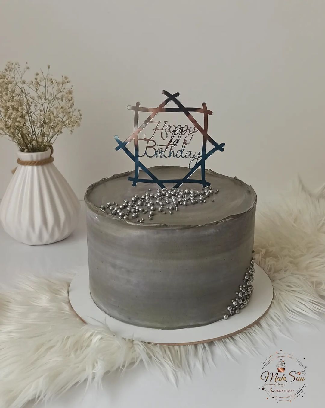 Cake Topper ''Happy Birthday''