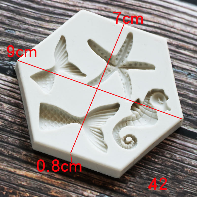 Silikonform Meerjungfrau