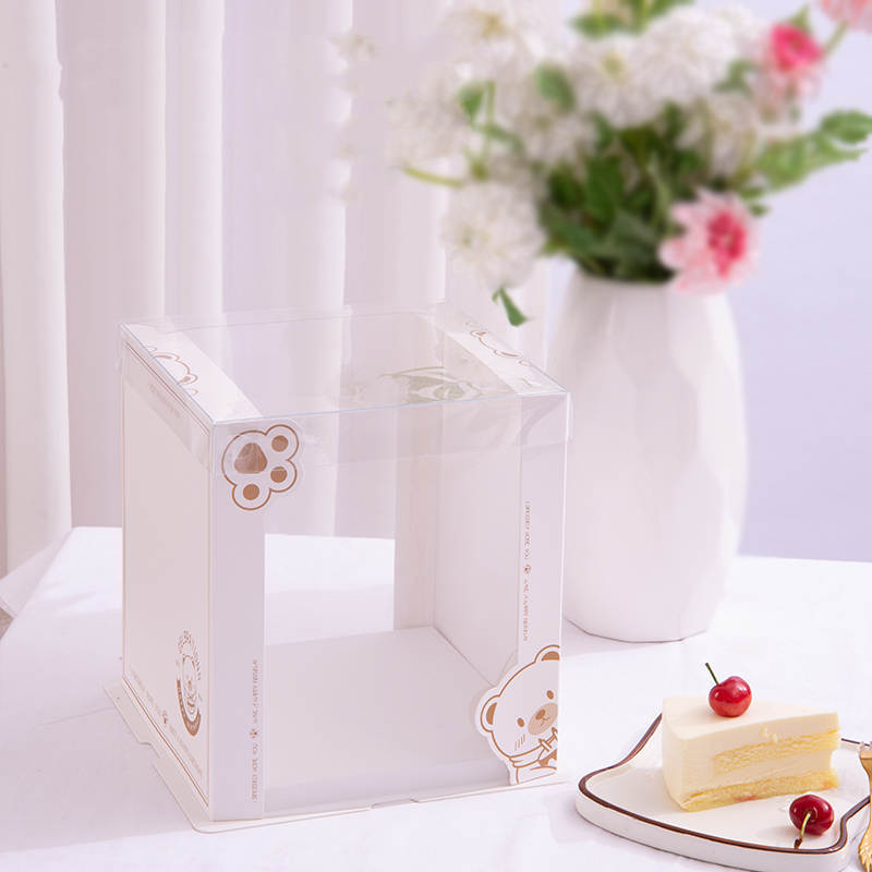 Tortenbox Set - mit Fenster und ''Bärchen'' Motive