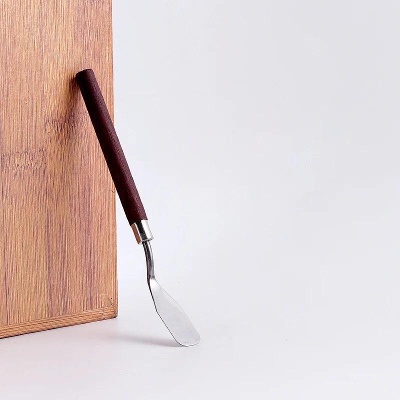 7Pcs/Set Stainless Steel Fondant Cake Spatula Cream Mixing Scraper Oil Painting Shovel Baking Pastry Tools Kitchen Accessories