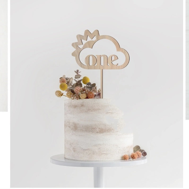 Cake Topper Babyparty ''one''