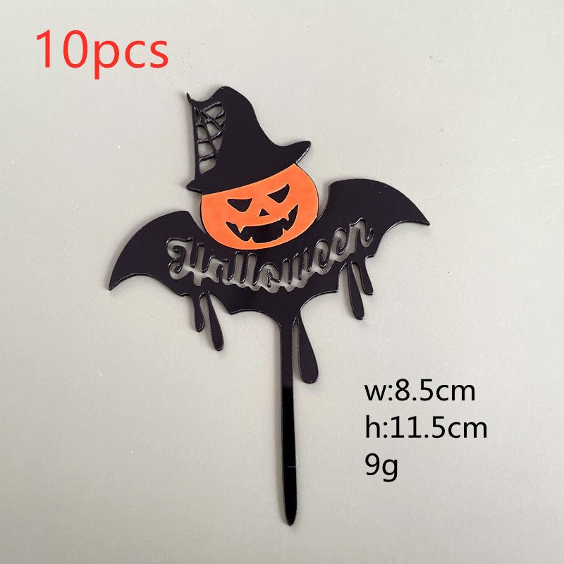 Halloween Cake Topper, Acryl