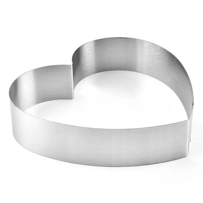 Herz- und Quadratische Backformen, Set 3-teilig