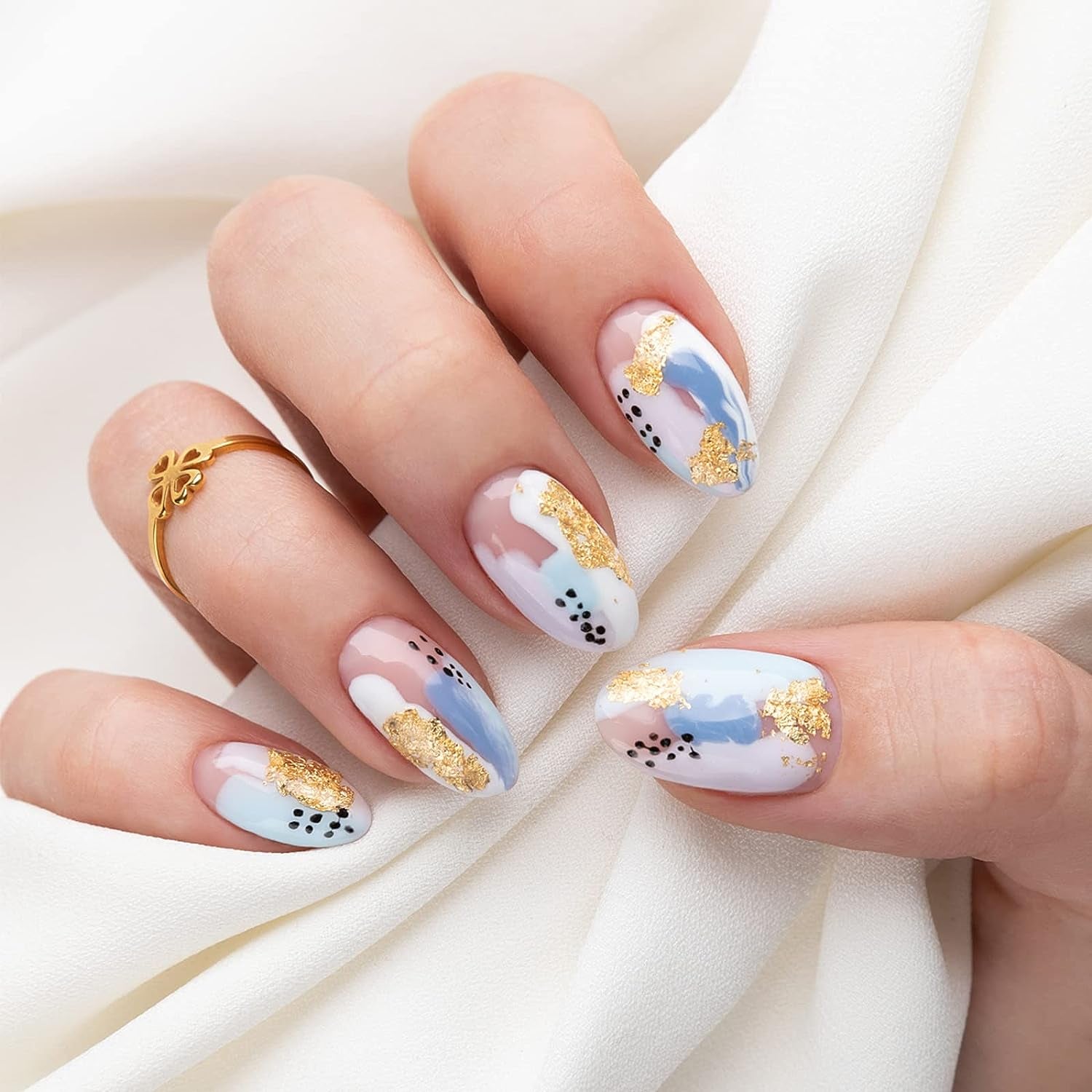 24 Karat Echte Blattgold, 10 Blatt Echte Blattgold Essbar Flocken Für Basteln, Lebensmittel, Kuchen, Backen, Torten Dekorfolie, 4,33 X 4,33 Cm