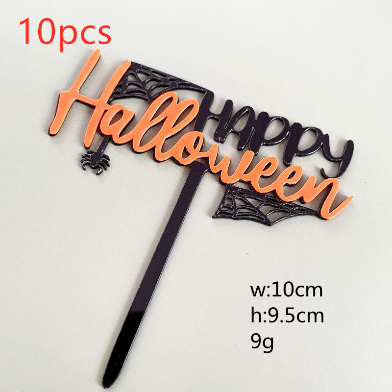 Halloween Cake Topper, Acryl