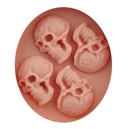 Skull Chocolate Cake Silicone Mold Fondant Decoration Mold DIY Baking Tools