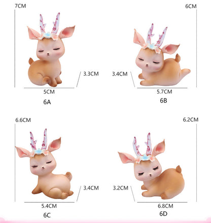 Torten Topper ''Charmante Hirschfiguren''