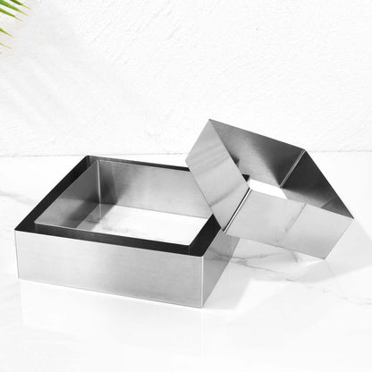 Herz- und Quadratische Backformen, Set 3-teilig