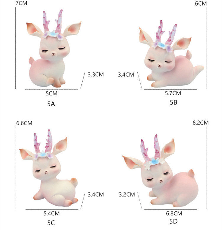 Torten Topper ''Charmante Hirschfiguren''
