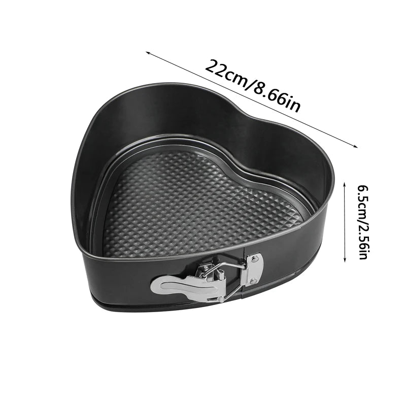 Backspringformen Herz/Rund/Eckig