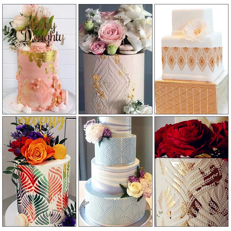  Tortenschablone, 3 Stück