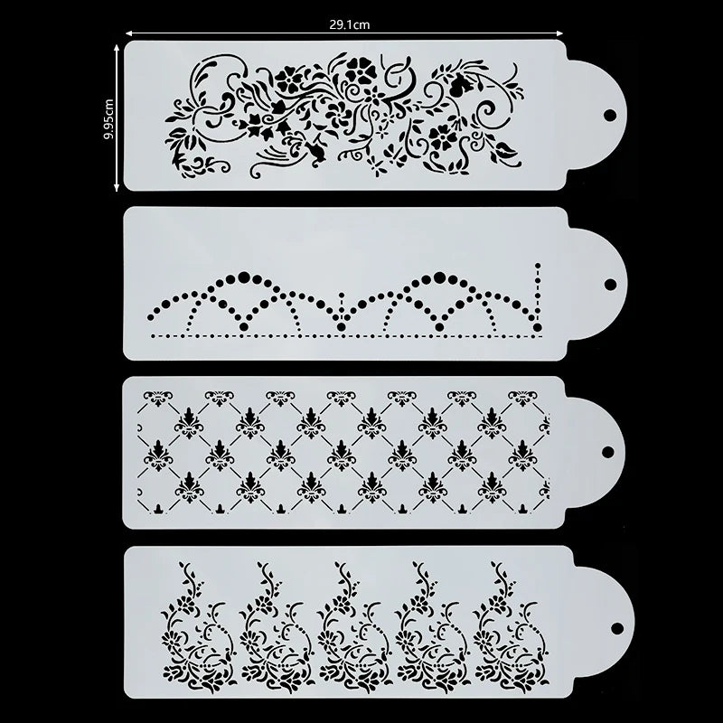  Tortenschablone, 3 Stück