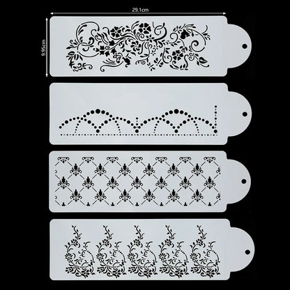  Tortenschablone, 3 Stück