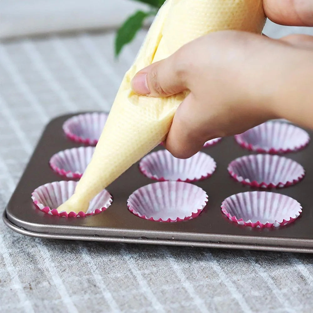 100-Pack Pastry Bags 10-Inch Disposable Icing Bags Decorating Bags Baking and Cake Decorating Supplies, Kitchen Gadgets