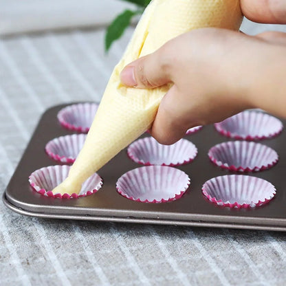 100-Pack Pastry Bags 10-Inch Disposable Icing Bags Decorating Bags Baking and Cake Decorating Supplies, Kitchen Gadgets