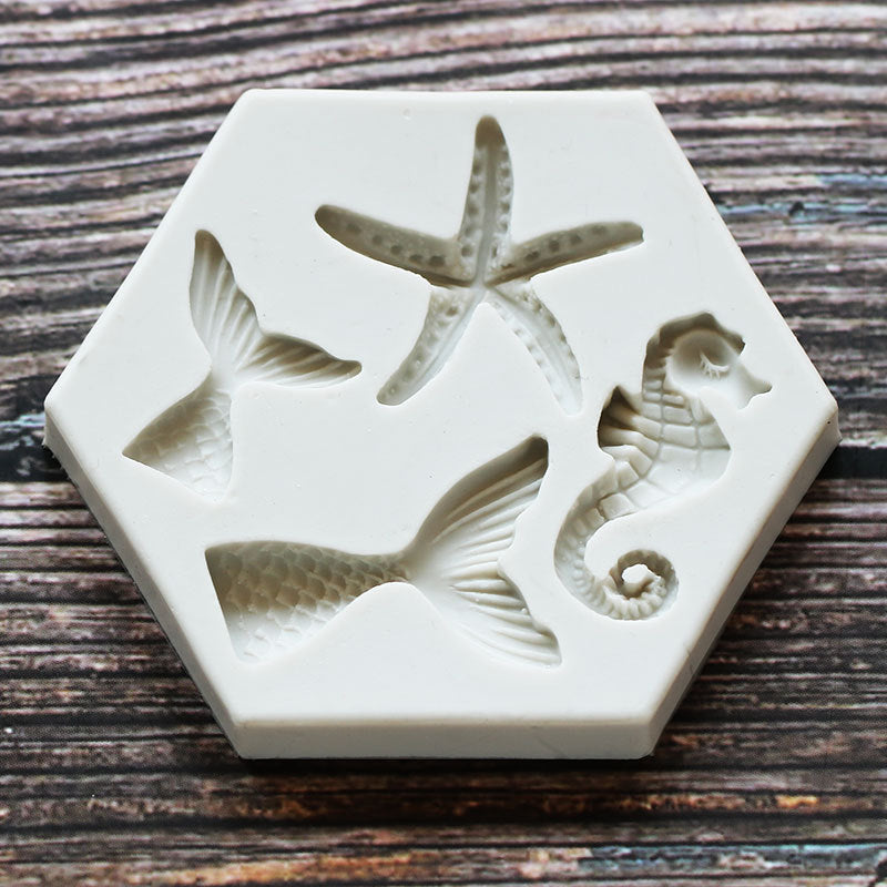 Silikonform Meerjungfrau