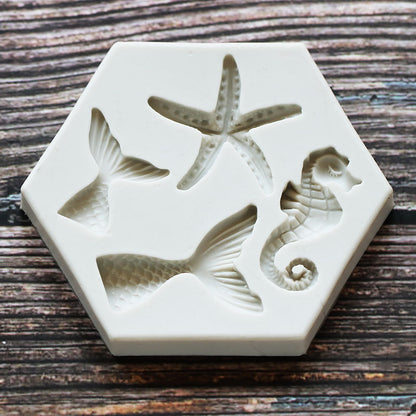 Silikonform Meerjungfrau