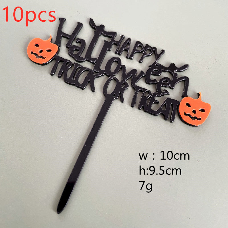 Halloween Cake Topper, Acryl