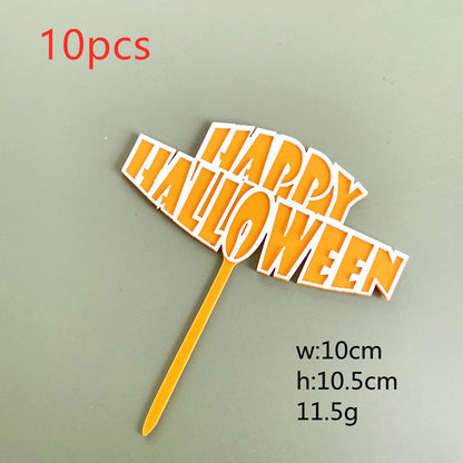Halloween Cake Topper, Acryl
