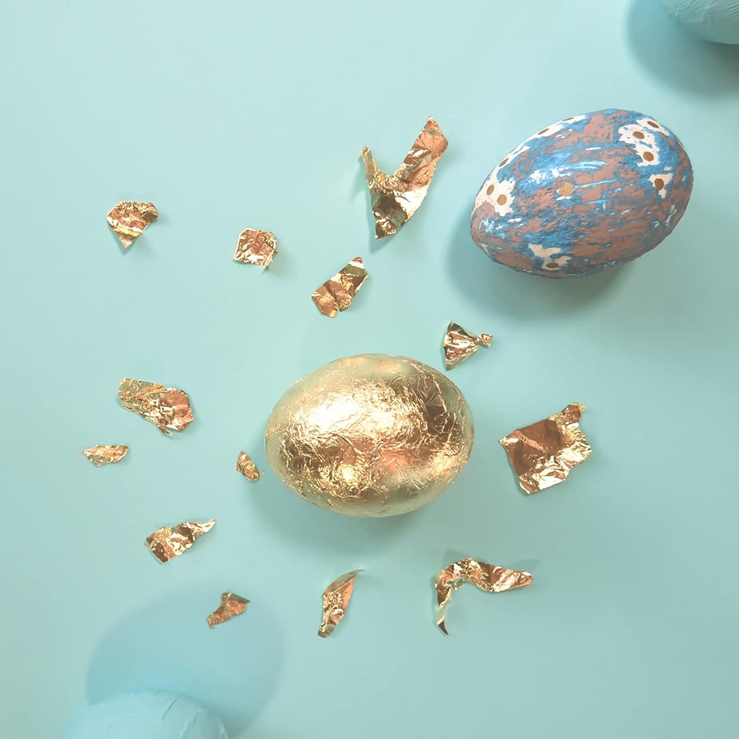 24 Karat Echte Blattgold, 10 Blatt Echte Blattgold Essbar Flocken Für Basteln, Lebensmittel, Kuchen, Backen, Torten Dekorfolie, 4,33 X 4,33 Cm