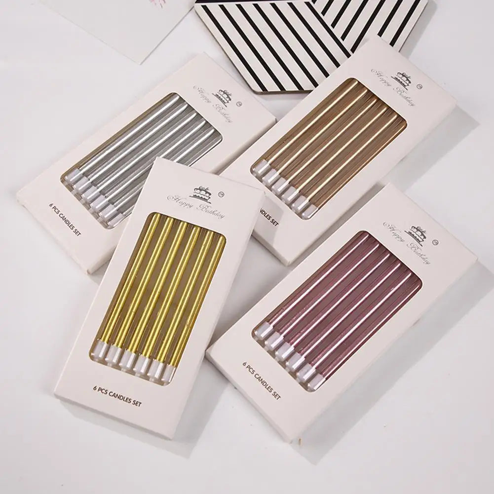 Geburtstagskerzen, 6 Stück