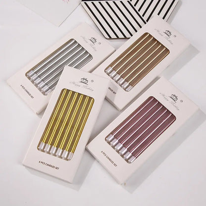 Geburtstagskerzen, 6 Stück