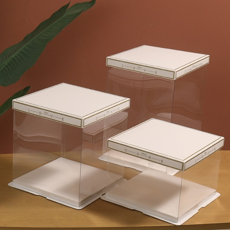 Transparente Tortenbox