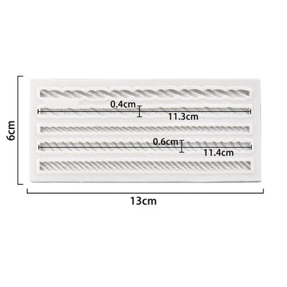 Baroque Grace Fondant Silicone Mold Embossed Flower Lace Mold 3D Carved Decorative Cupcake Decoration Resin Molds