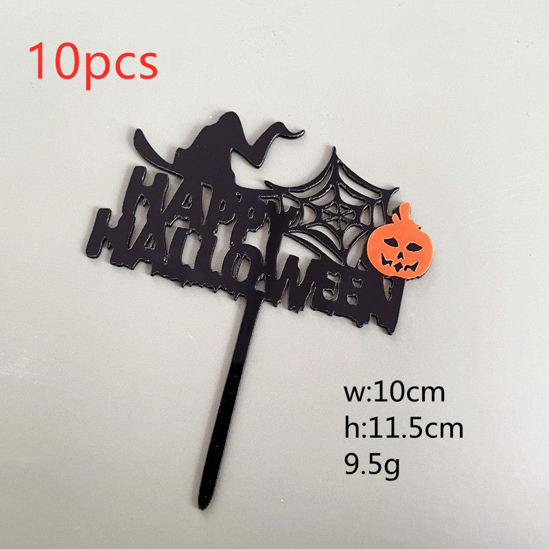 Halloween Cake Topper, Acryl