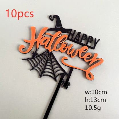 Halloween Cake Topper, Acryl