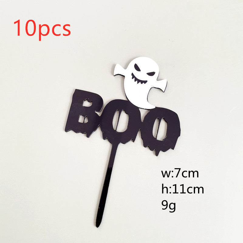 Halloween Cake Topper, Acryl